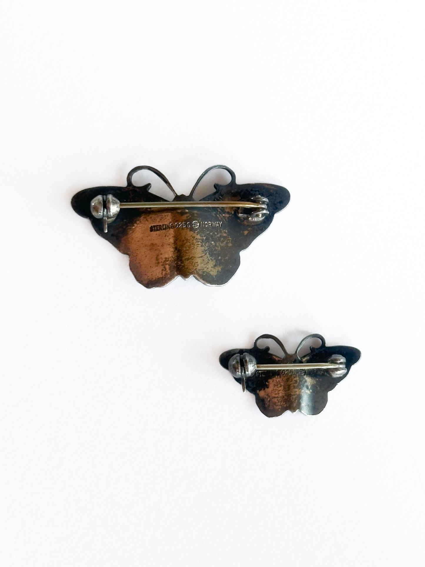 Butterfly brooch set