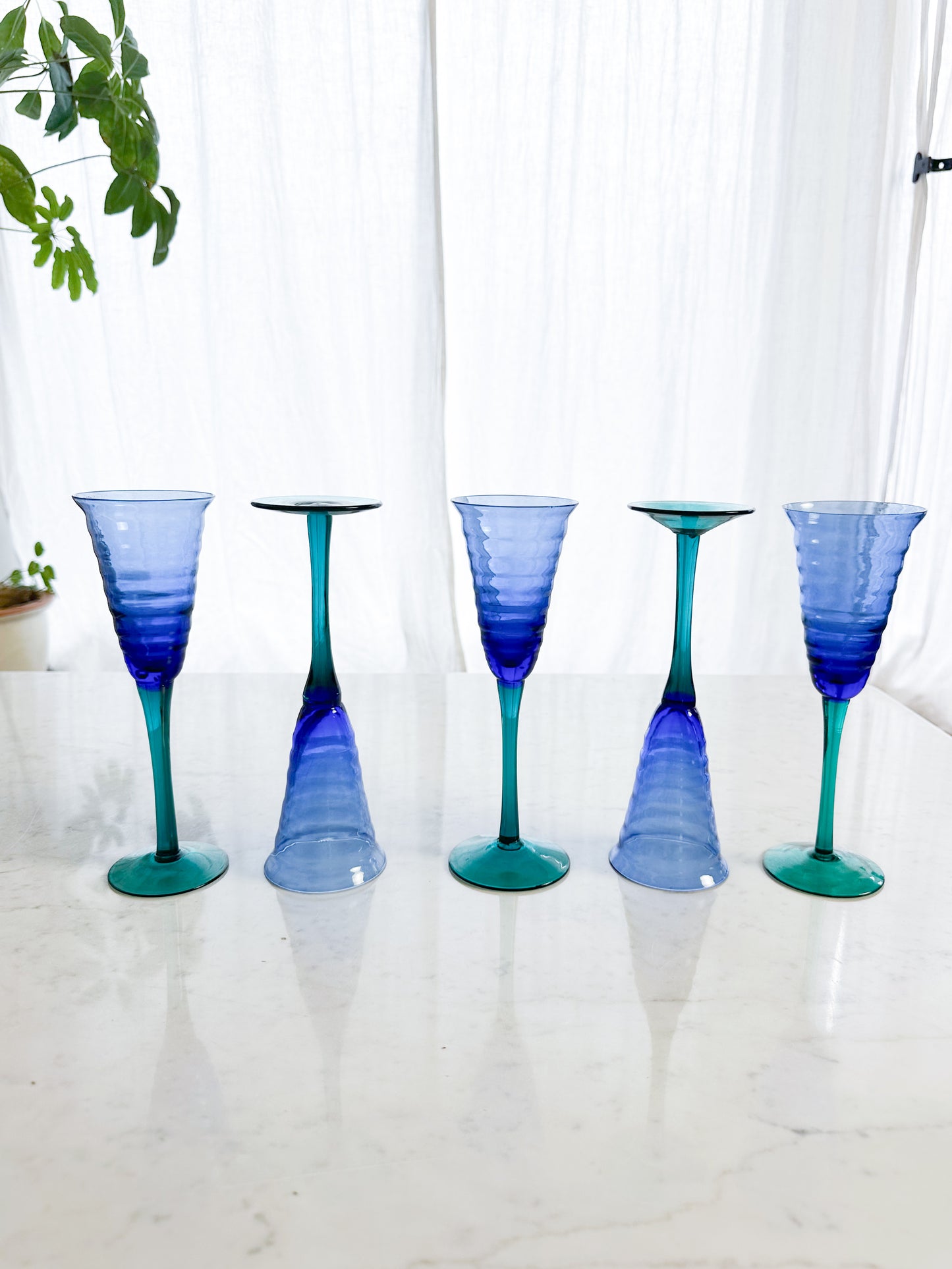 Blue/green glasses high 2x