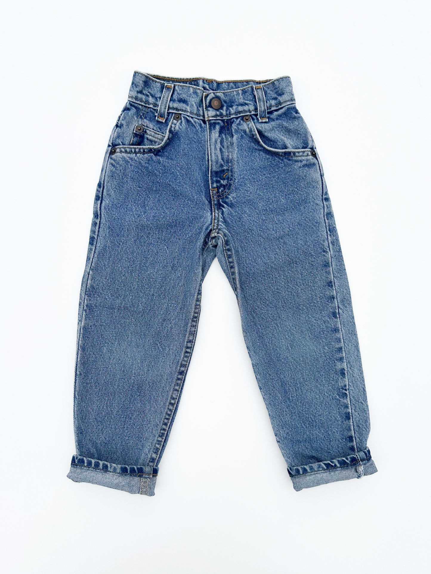 Orange tab jeans size 5Y Slim