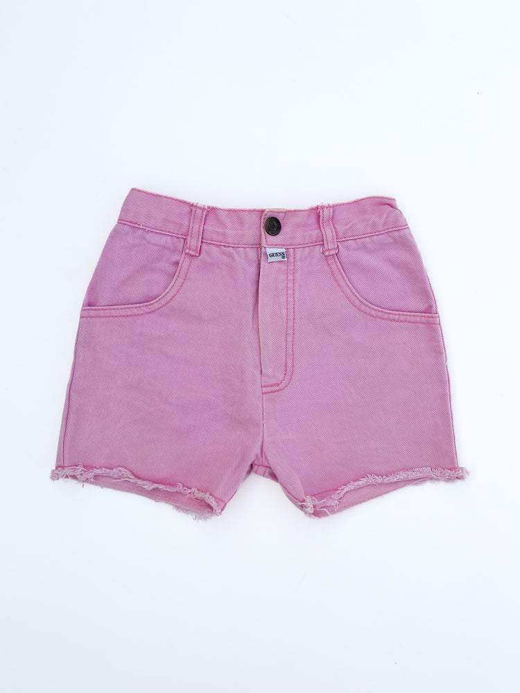 Pink cut off shorts size 4Y