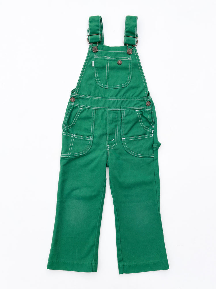 Green overalls size 4Y