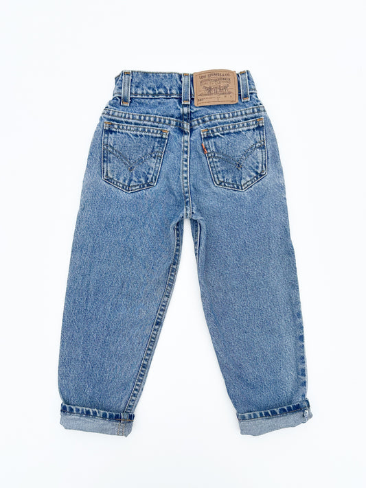 Orange tab jeans size 5Y Slim