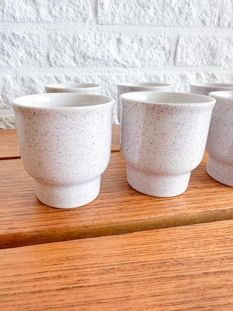 Speckled cups 6x