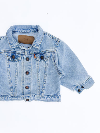 Light wash trucker jacket size 24M