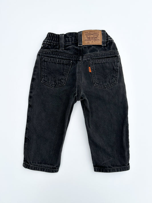 Orange tab black 566 jeans size 2Y