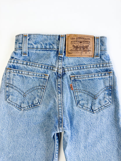 Orange tab jeans size 5Y slim