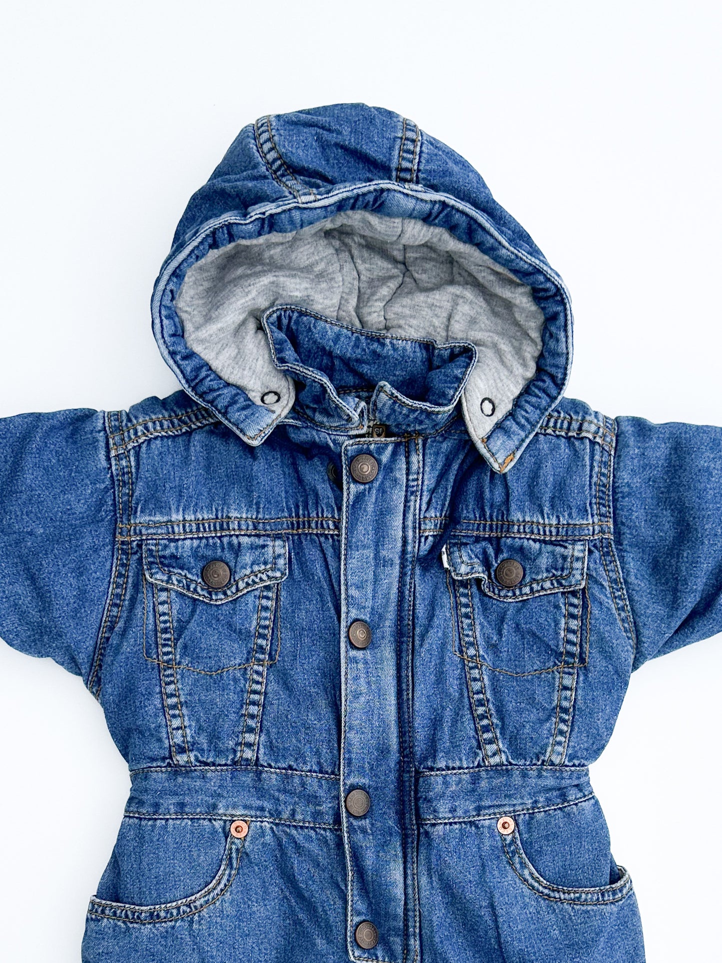 Denim wintersuit size 3M