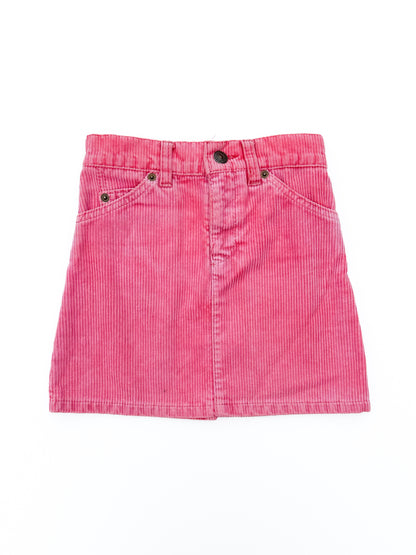 Pink corduroy skirt size 6Y