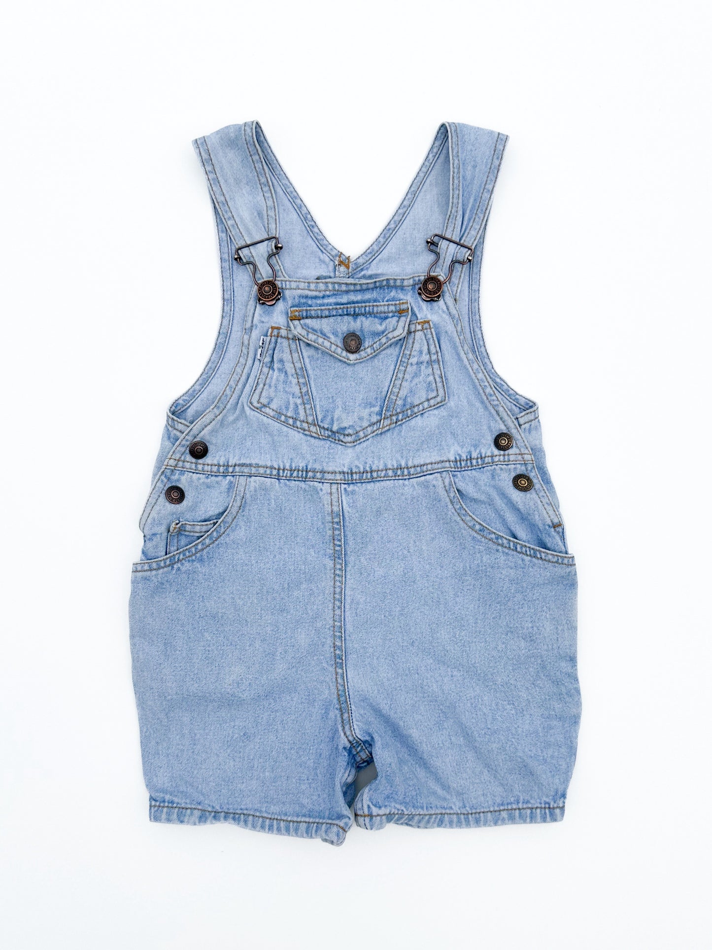 Light wash overalls size 4Y