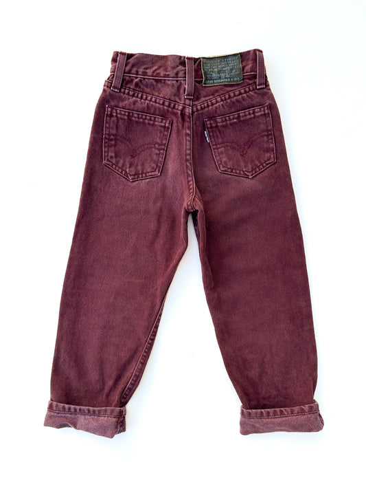 Red jeans size 4Y