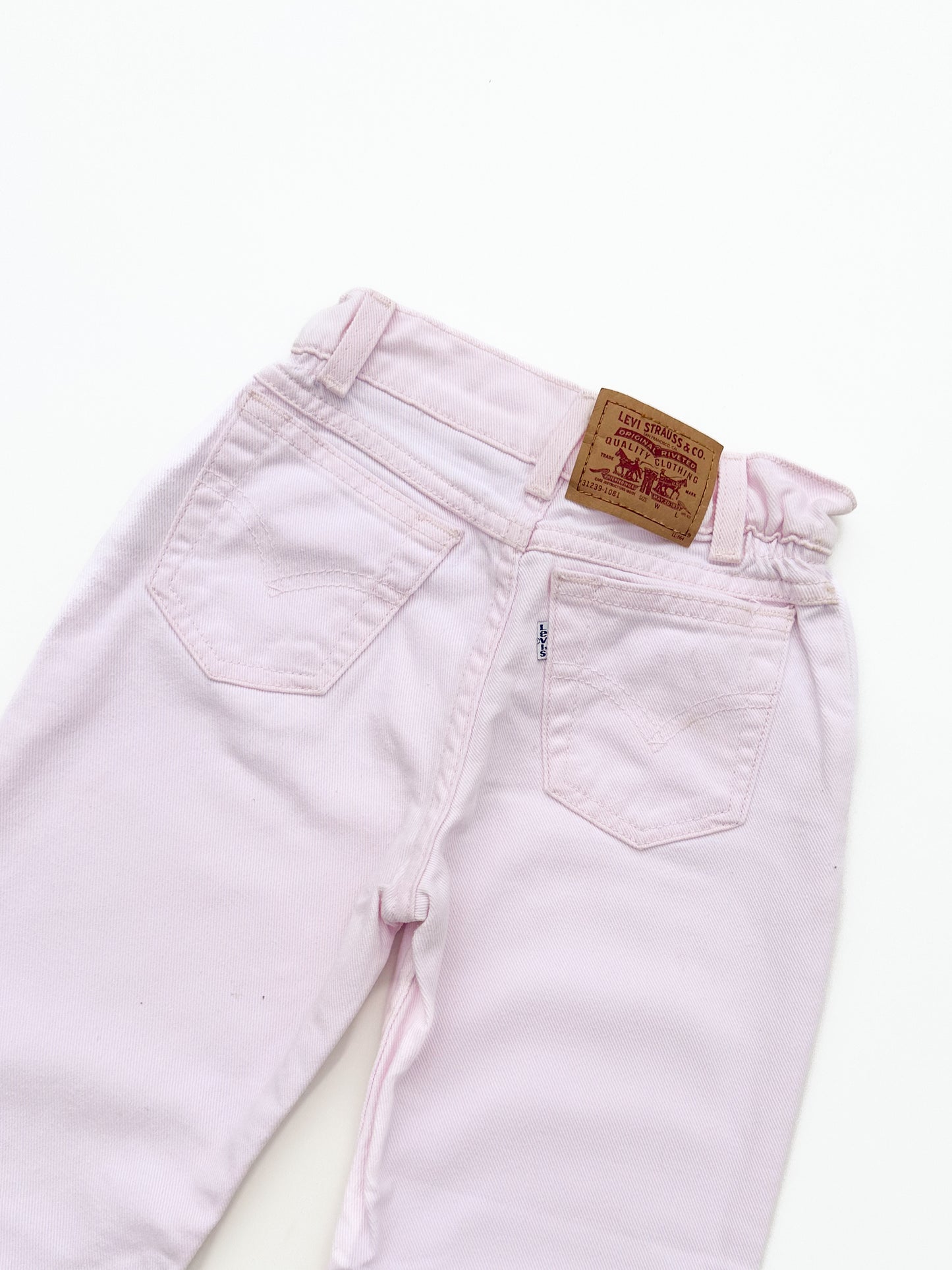 Pink jeans size 6Y