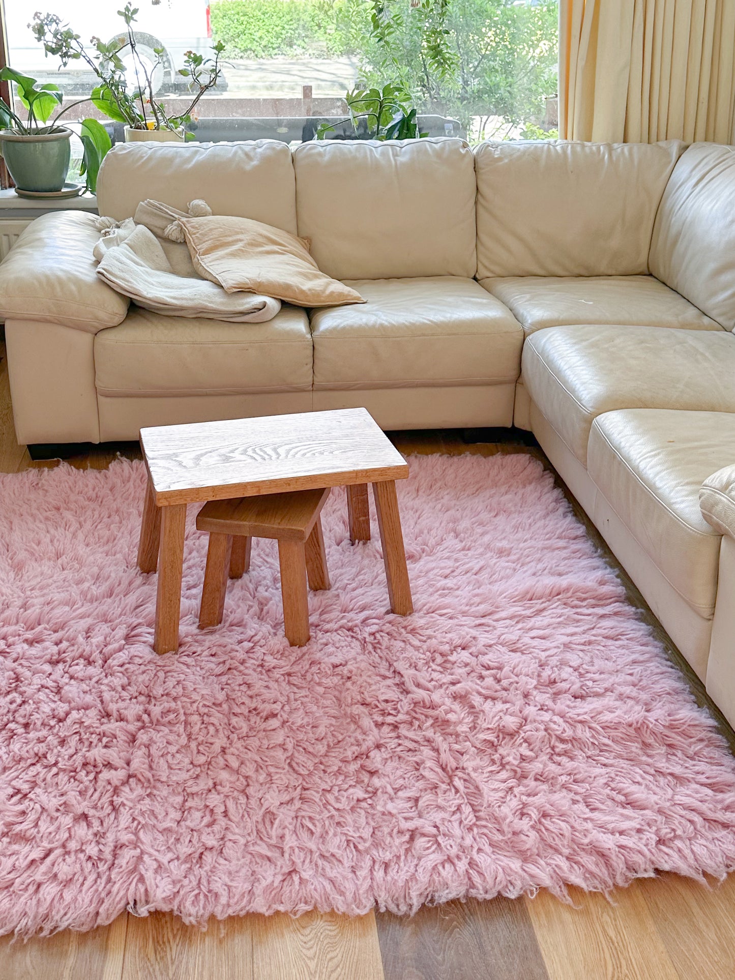 Pink rug