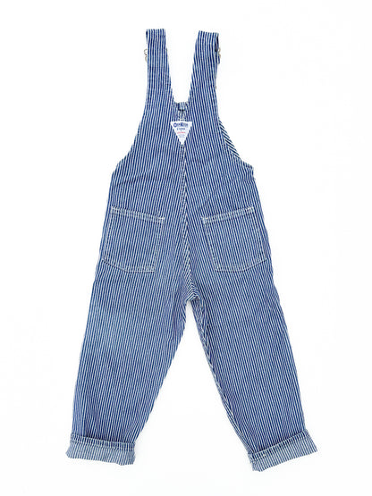 Striped overalls size 4Y - runs small