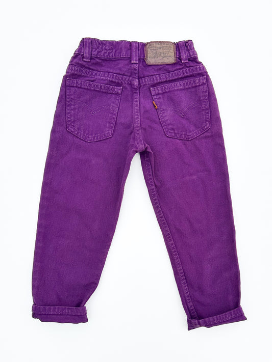 Purple jeans size 6Y