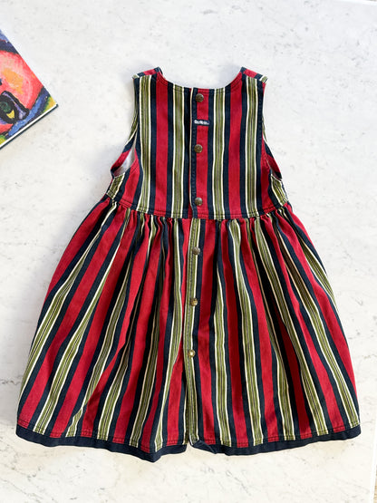 Striped dress size 4Y