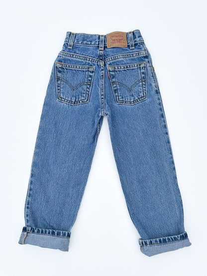 550 jeans size 7Y slim - runs small