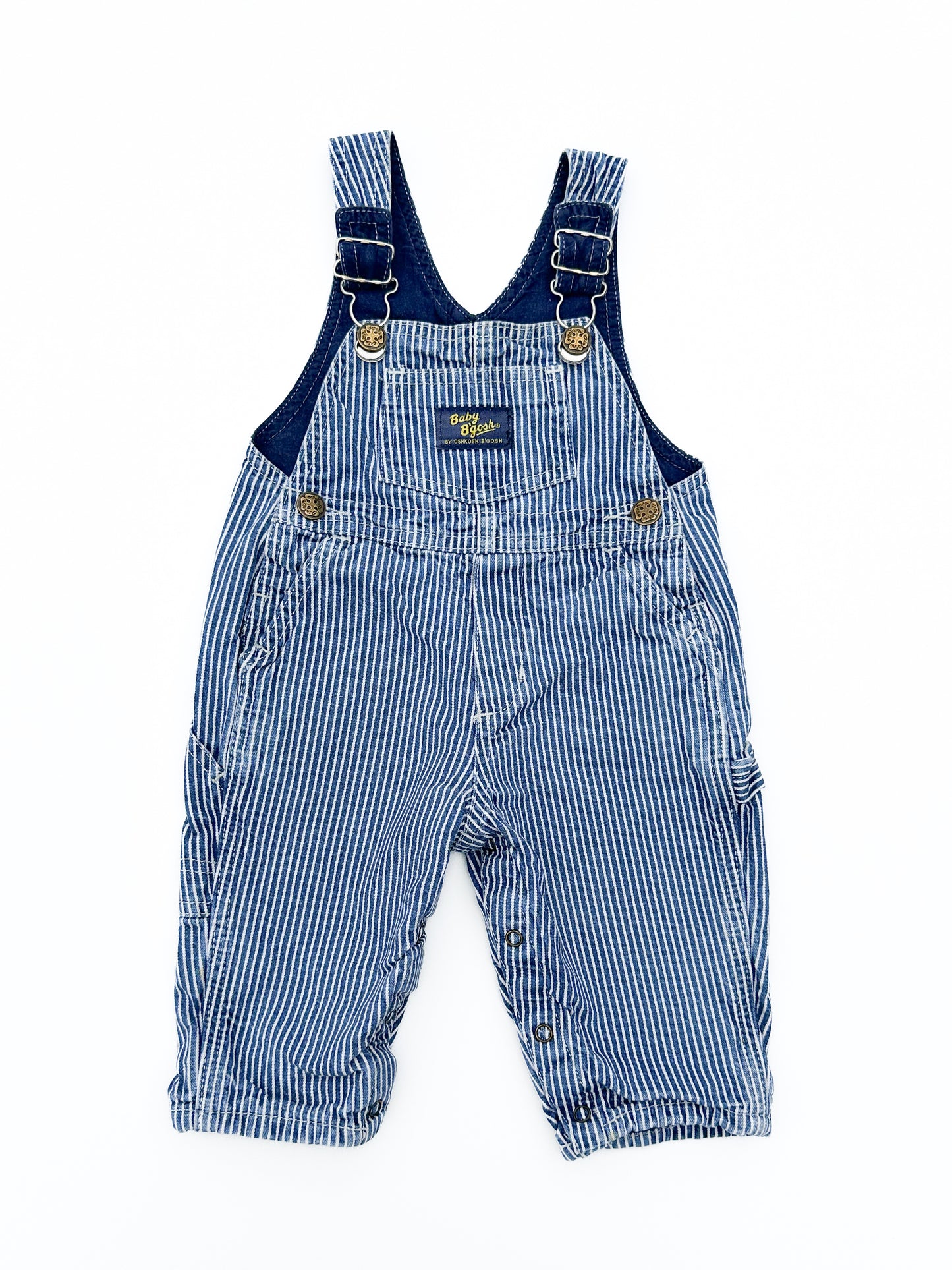 Striped overalls size 6M