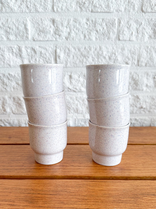 Speckled cups 6x