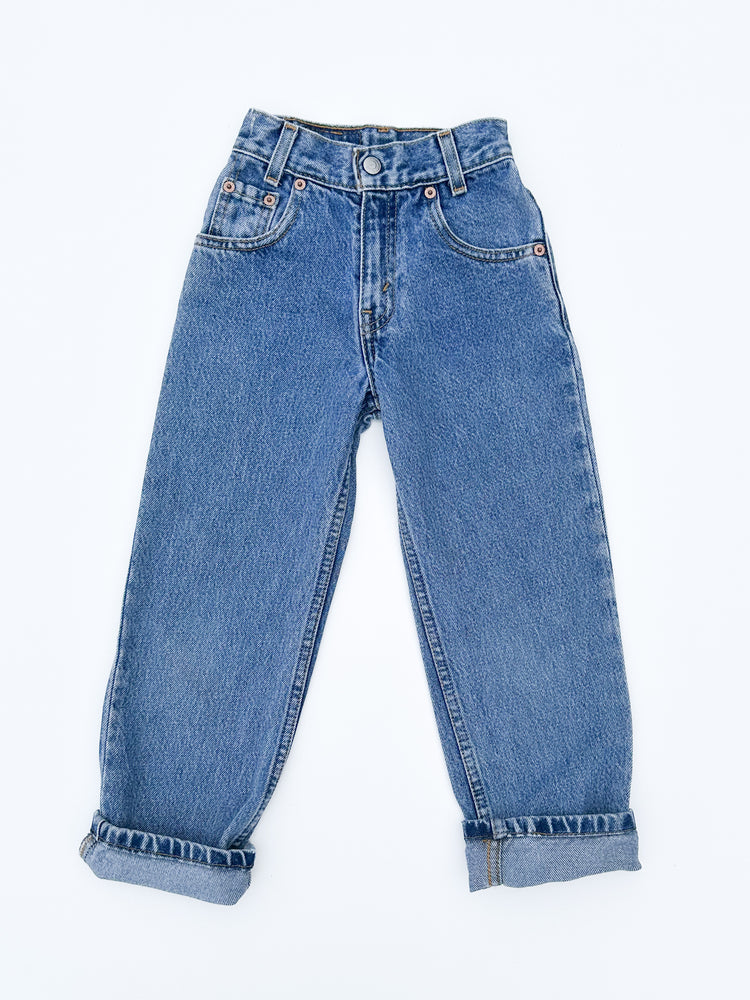 550 jeans size 7Y slim - runs small