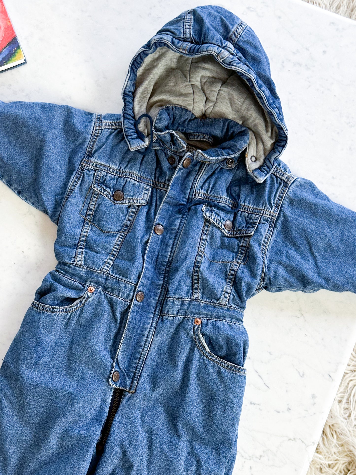 Denim wintersuit size 18M