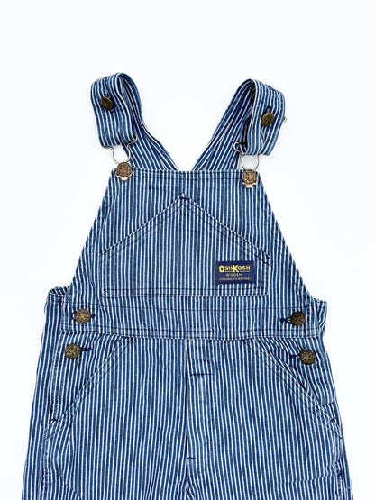 Striped overalls size 4Y