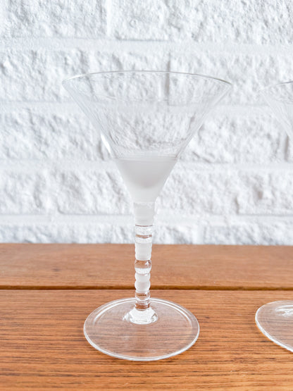 Martini glasses 2x