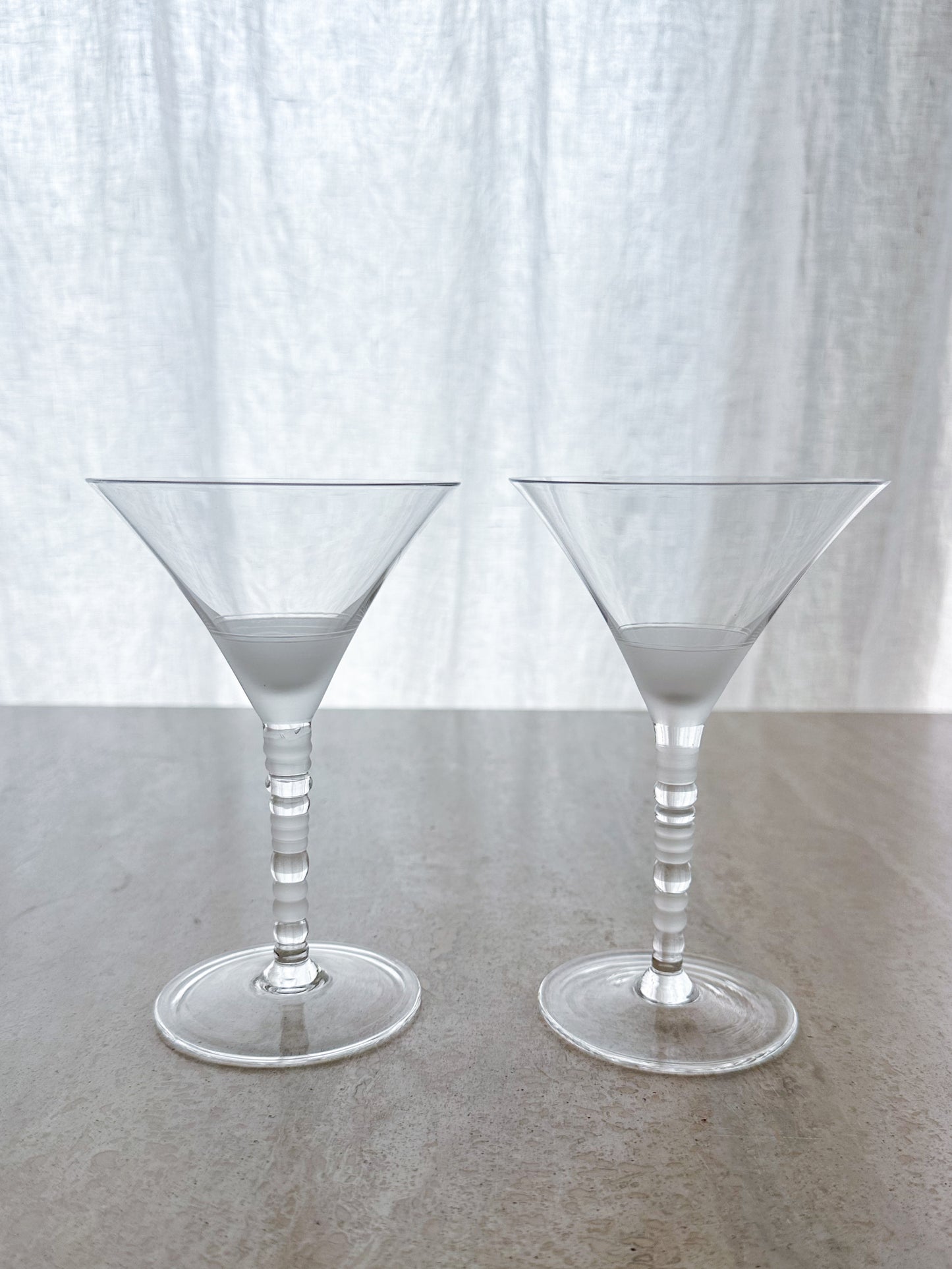 Martini glasses 2x