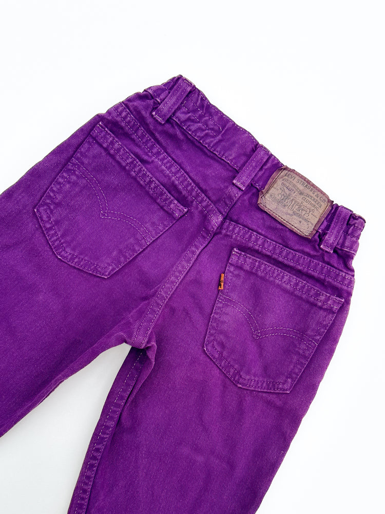 Purple jeans size 6Y