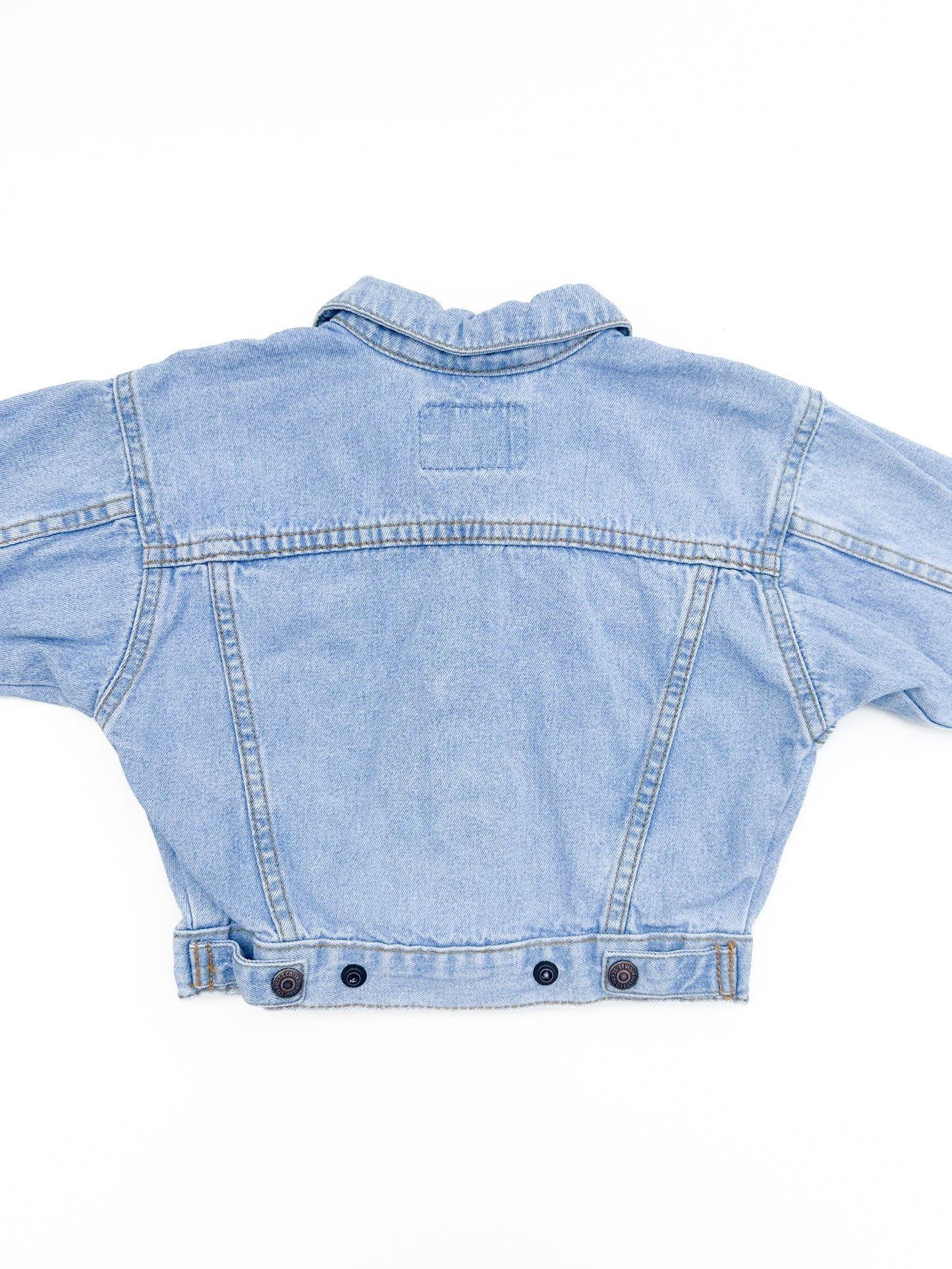 Light wash trucker jacket size 18M