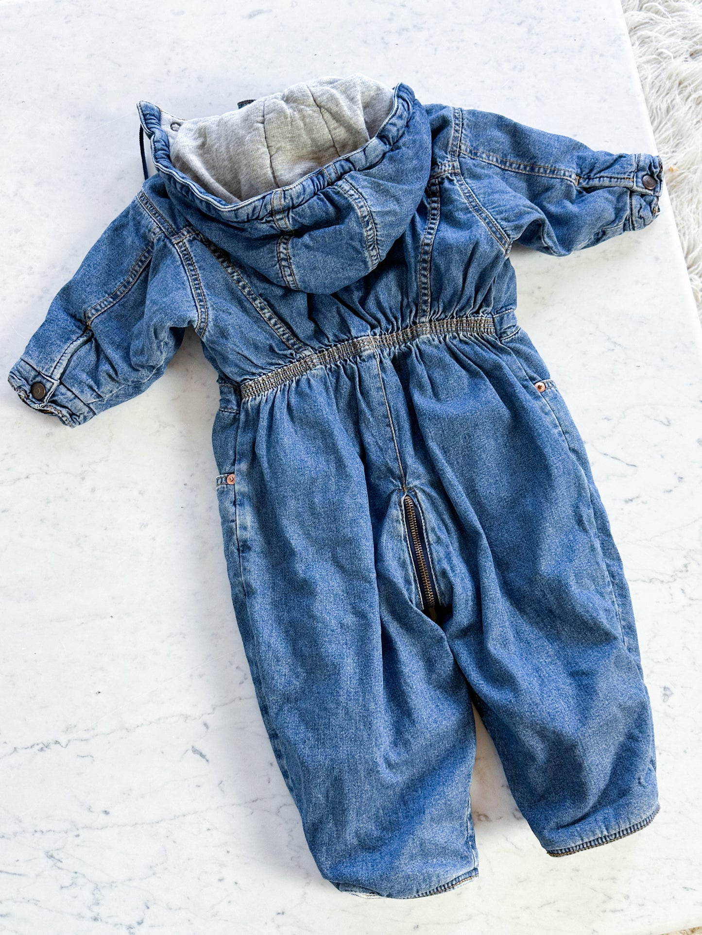 Denim wintersuit size 18M