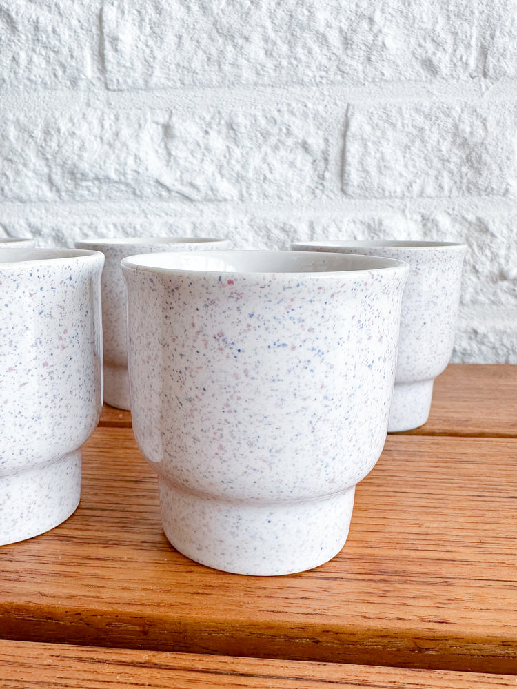 Speckled cups 6x