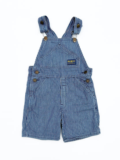 Striped overalls size 4Y