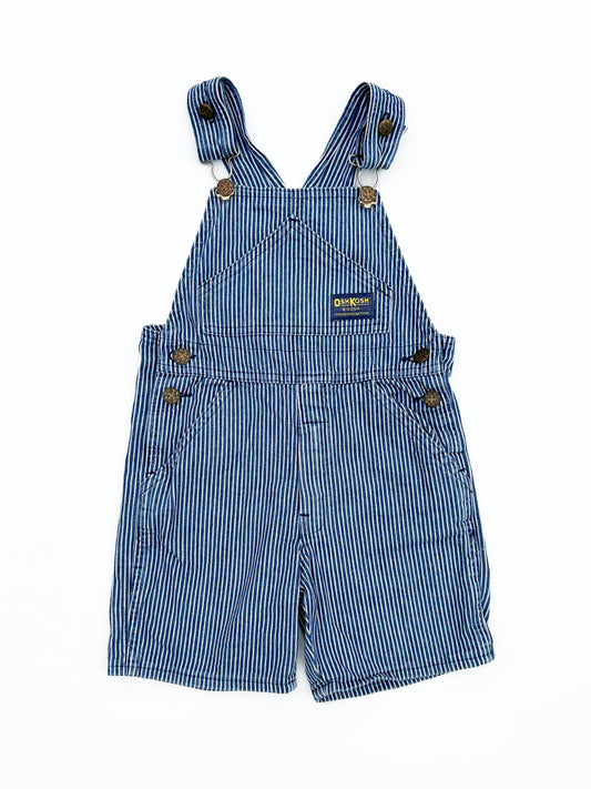 Striped overalls size 4Y