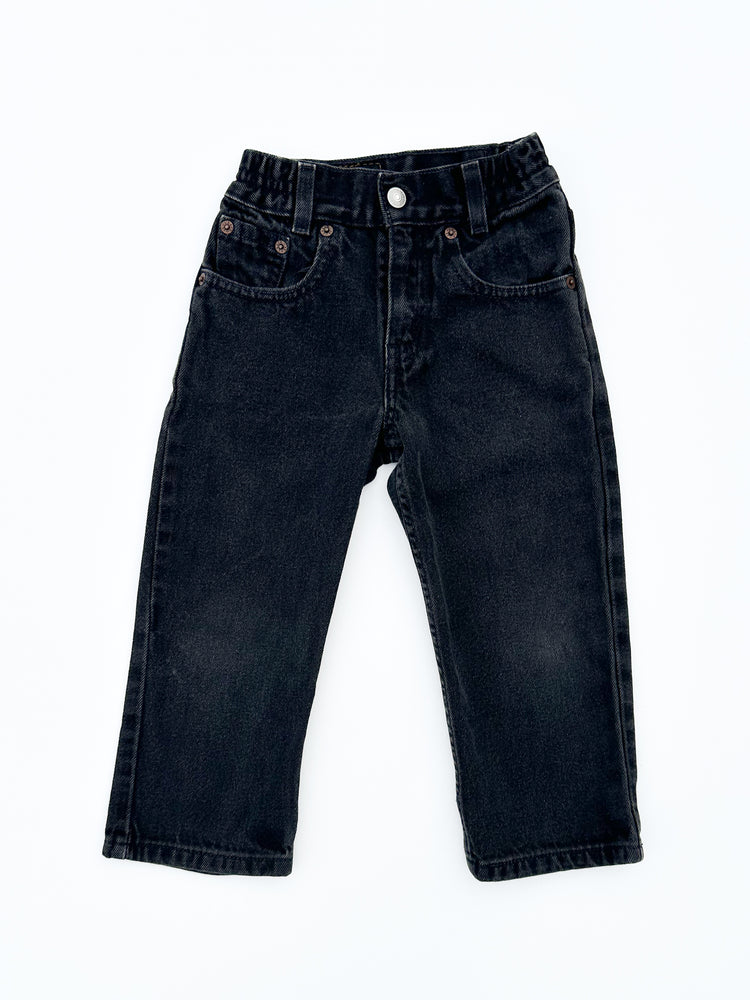 Black 566 jeans size 4Y
