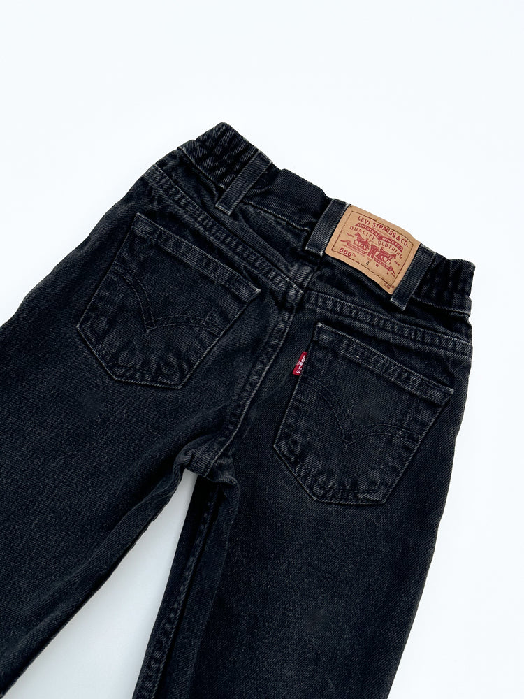 Black 566 jeans size 4Y