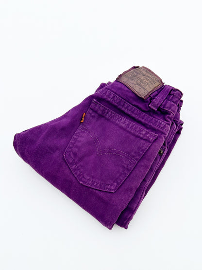 Purple jeans size 6Y