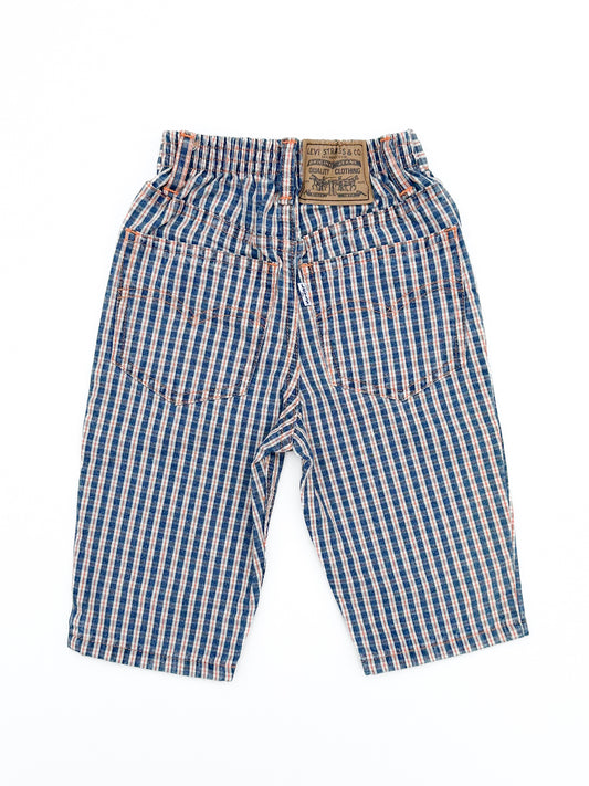 Checkered pants size 6M - runs big