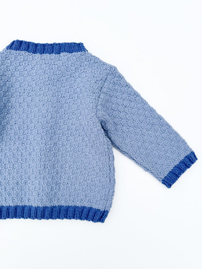 Blue cardigan size 2Y