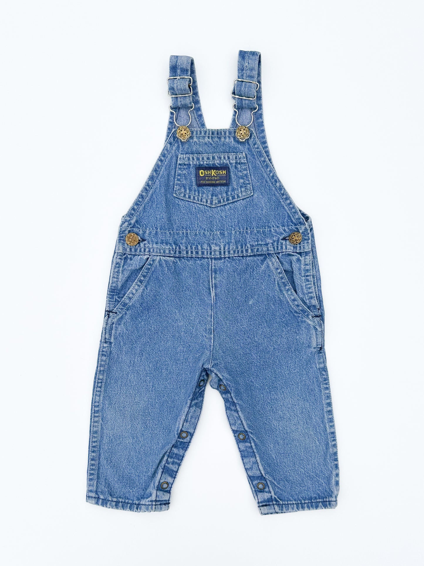 Denim overalls size 9/12M