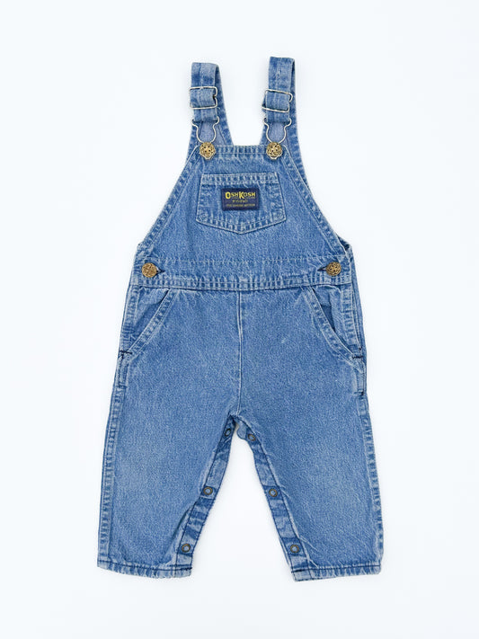 Denim overalls size 9/12M