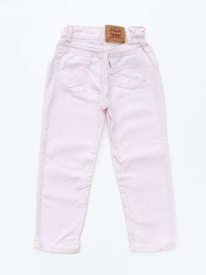 Pink jeans size 6Y