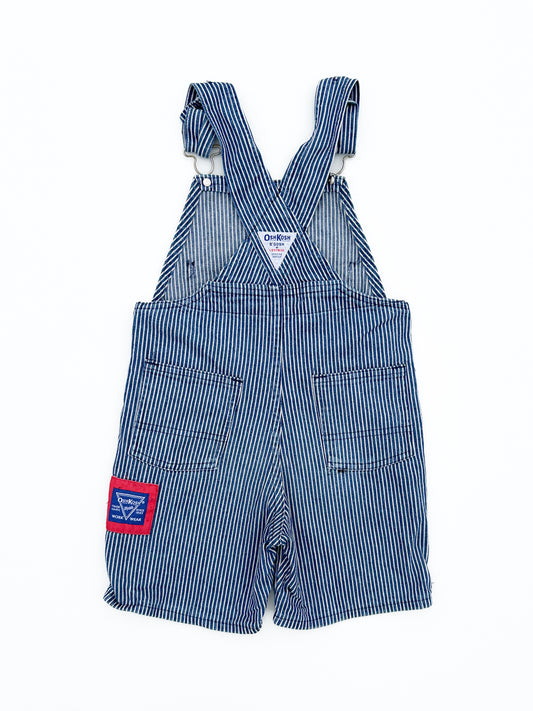 Striped overalls size 4Y