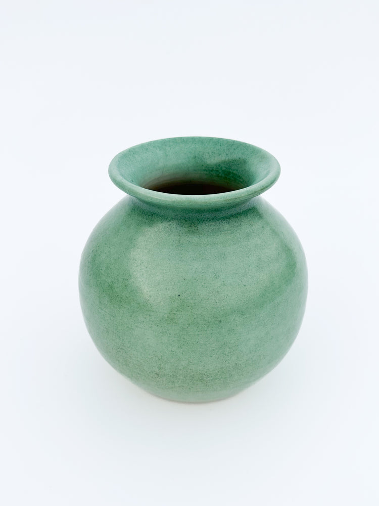 Green vase