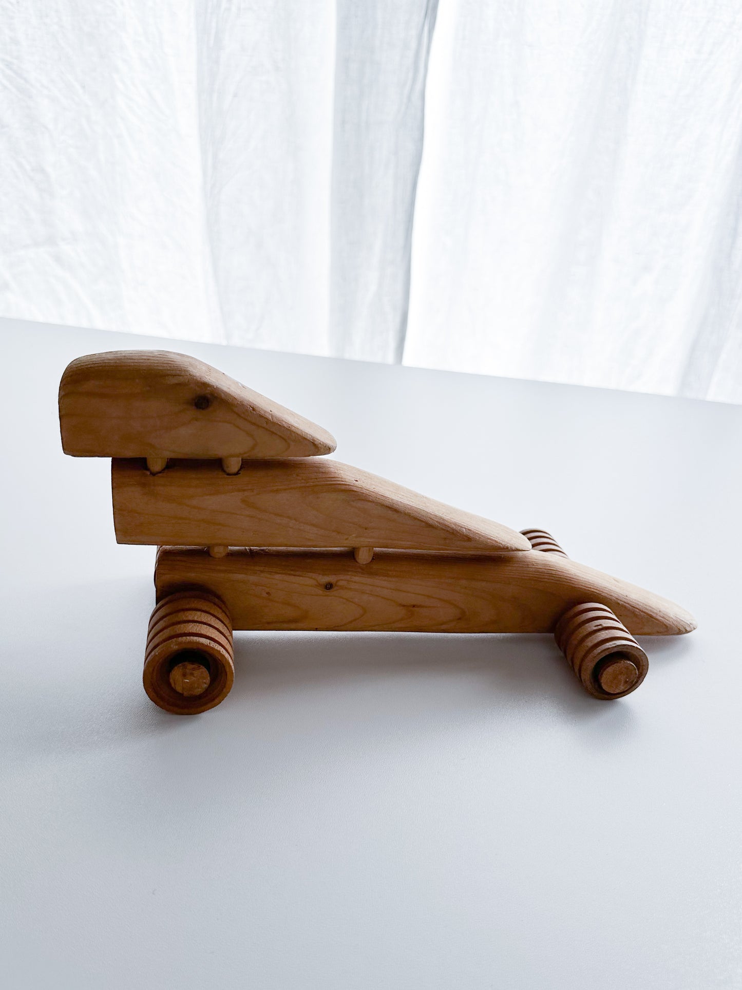 Wooden race car