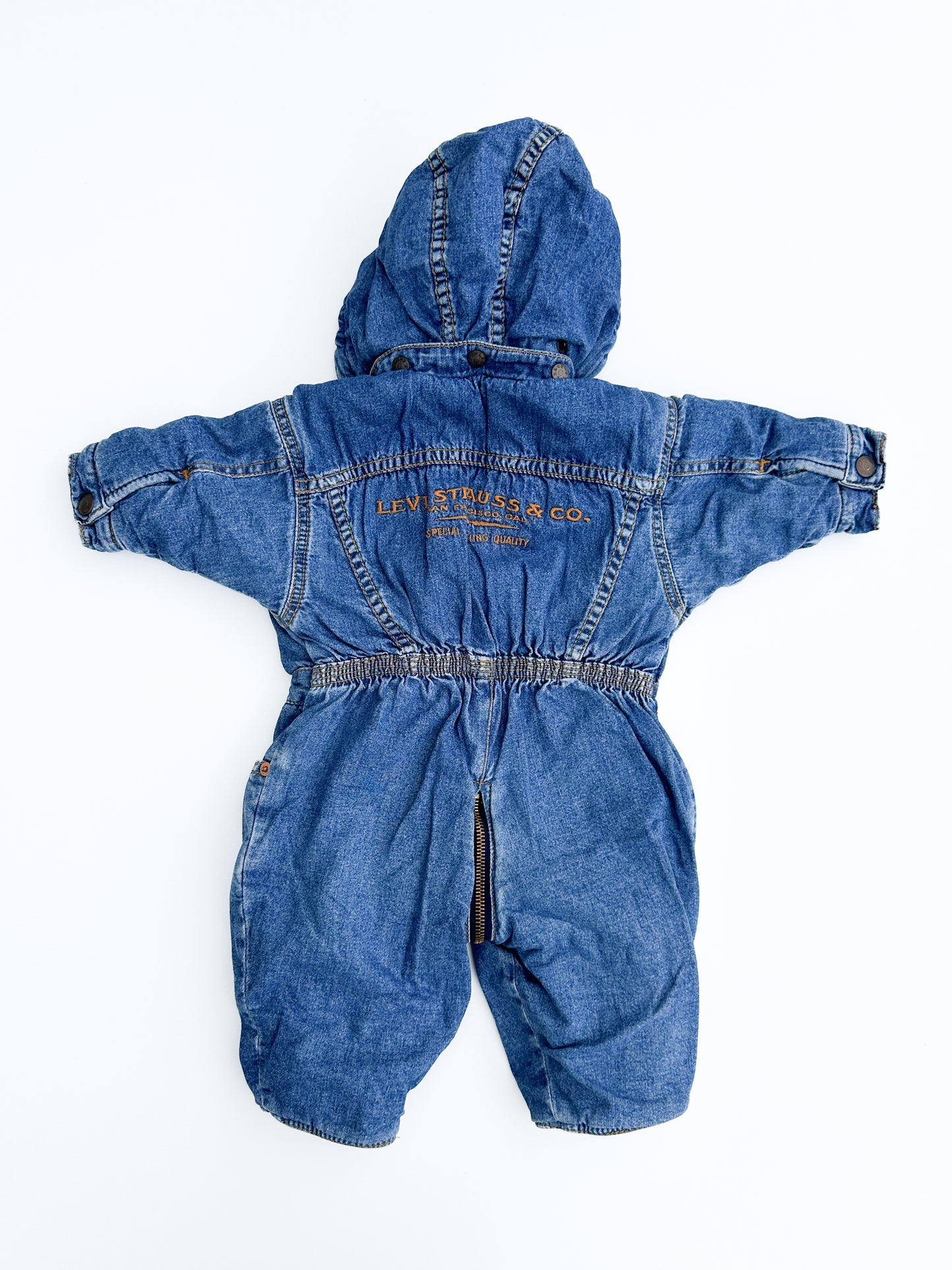 Denim wintersuit size 3M