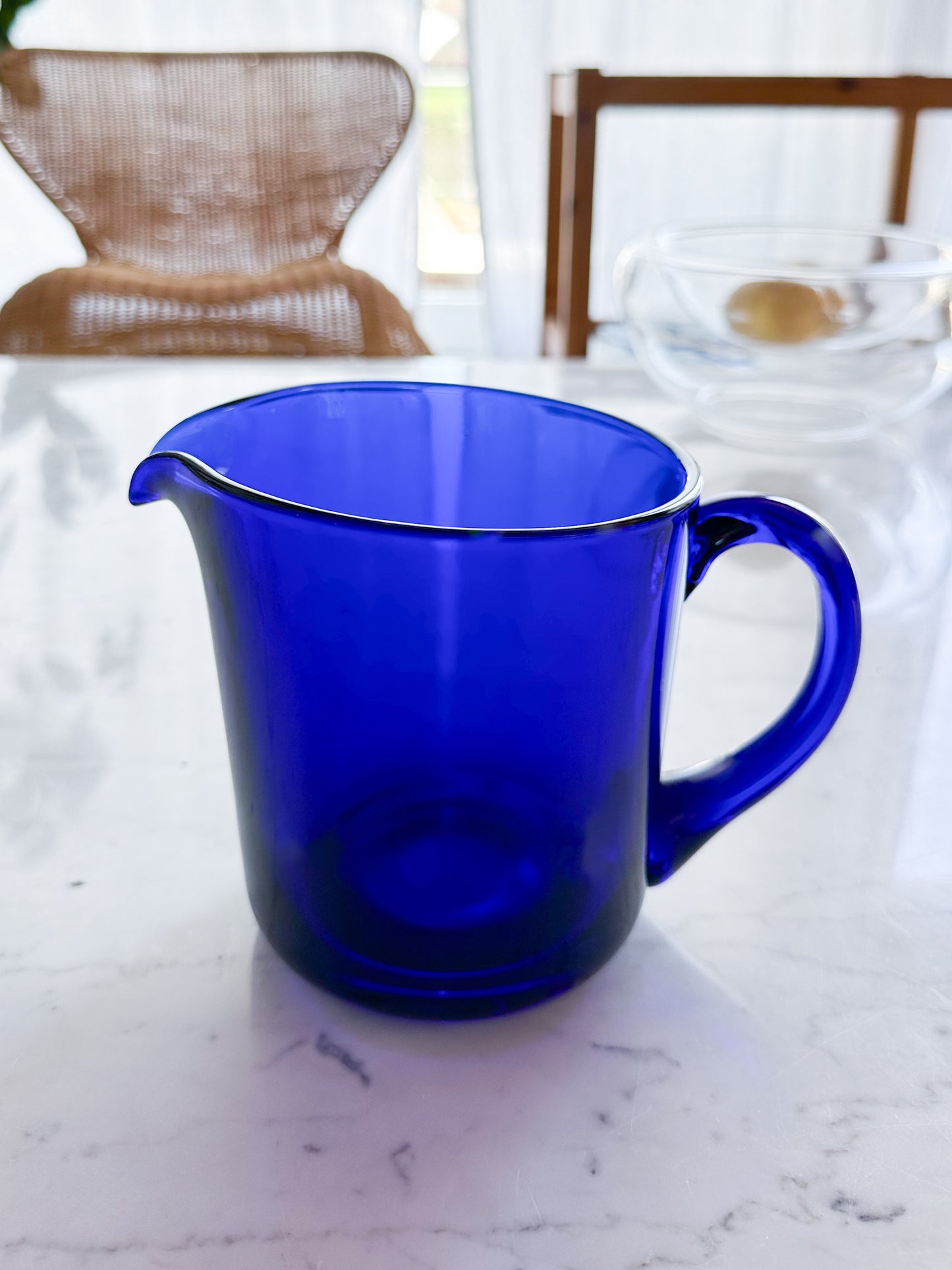 Blue carafe