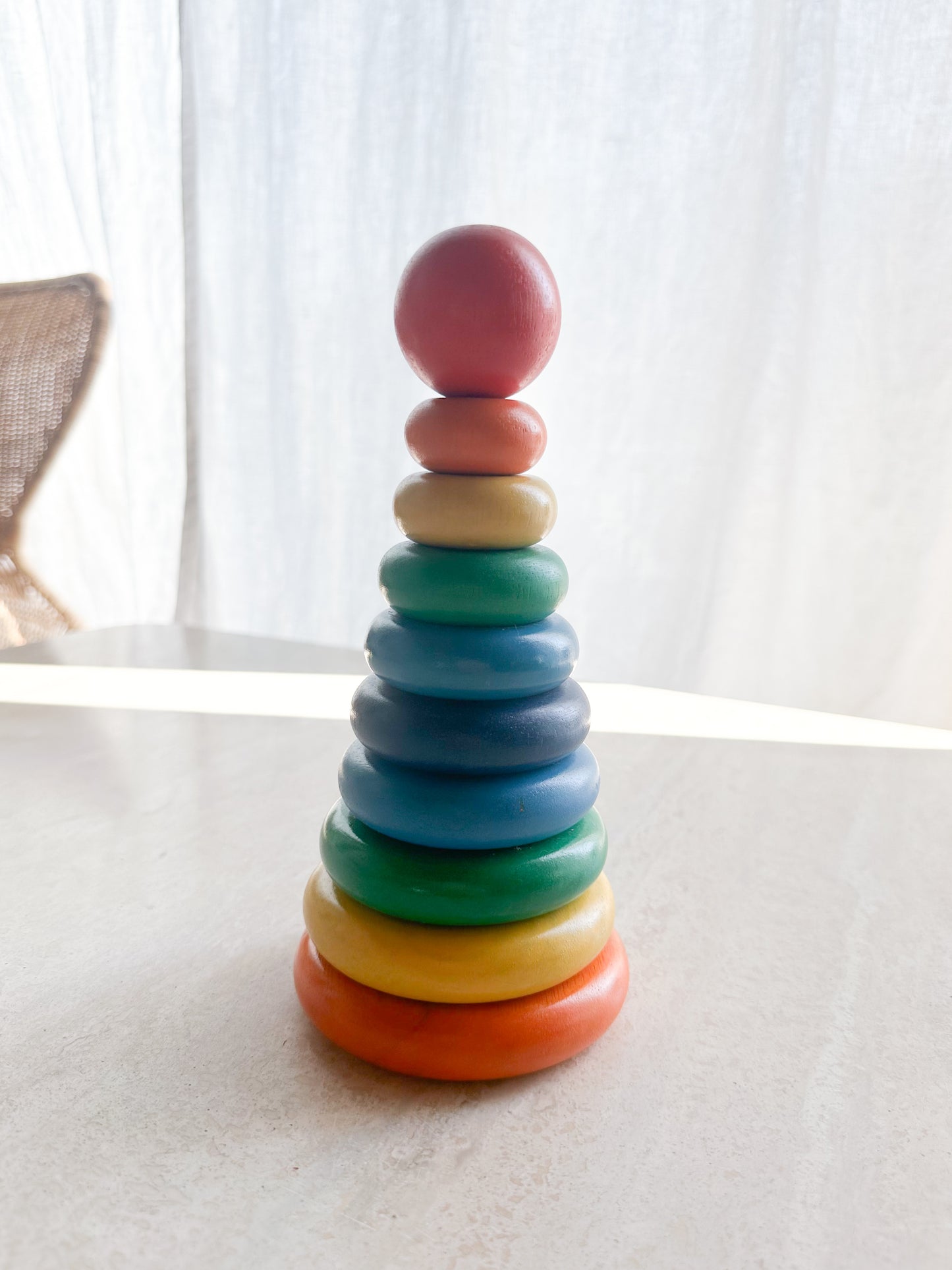 Wooden stacking toy