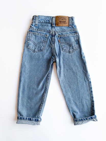 Orange tab jeans size 5Y slim