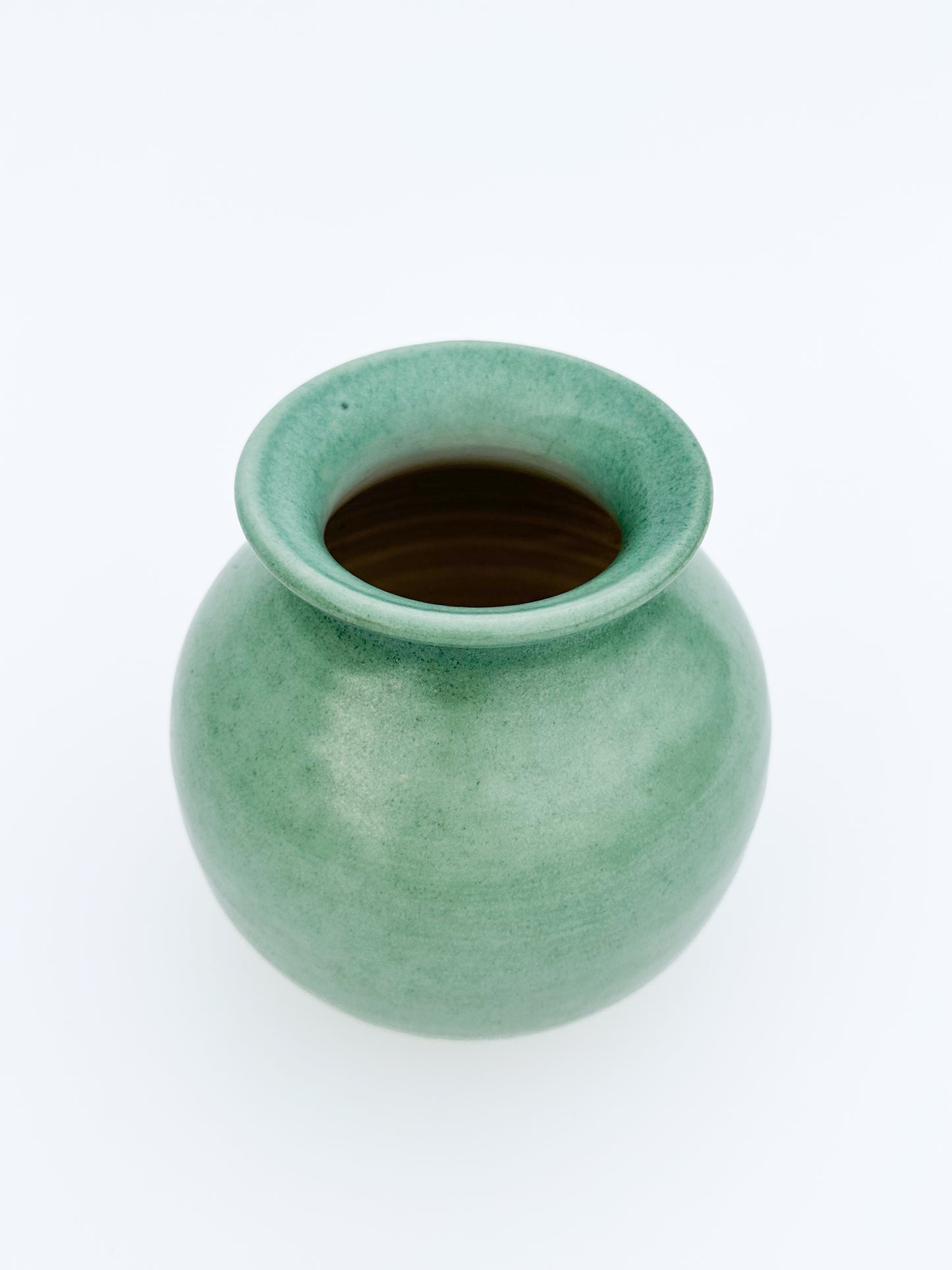 Green vase