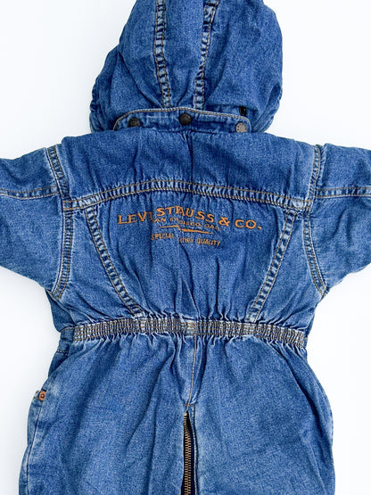 Denim wintersuit size 3M